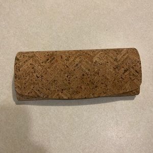 Ann Taylor Cork eyeglass case NWT